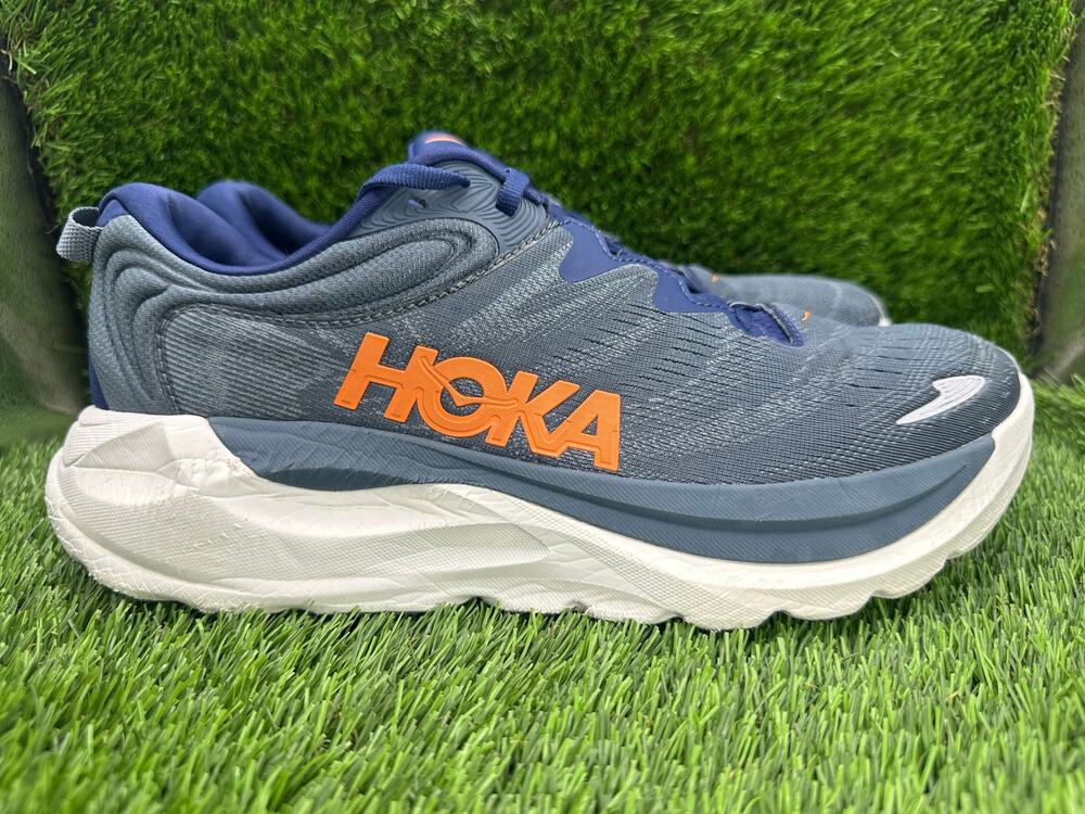 Hoka One One Gaviota 6 1171932-MLFD Athletic Sneaker Men 10.5D Blue Mesh Running